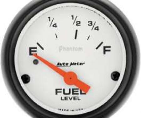 Chevelle Gas Gauge, 0-90 Ohm, Phantom Series, Autometer, 1964-1972