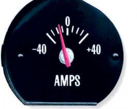 Chevelle Amp Gauge, With Green Numbers, Super Sport (SS), 1970