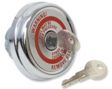 Chevelle Gas Cap, Locking, Vented, For Non-California Cars,1970