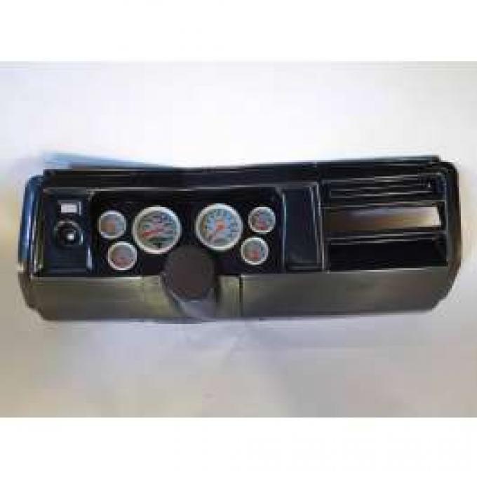 Chevelle Instrument Cluster Panel, Carbon Fiber Finish, With Ultra-Lite Gauges, 1969