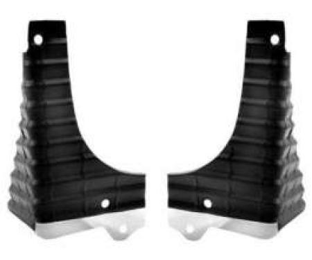 Chevelle & El Camino Grille Extensions, Super Sport (SS), Black, 1968