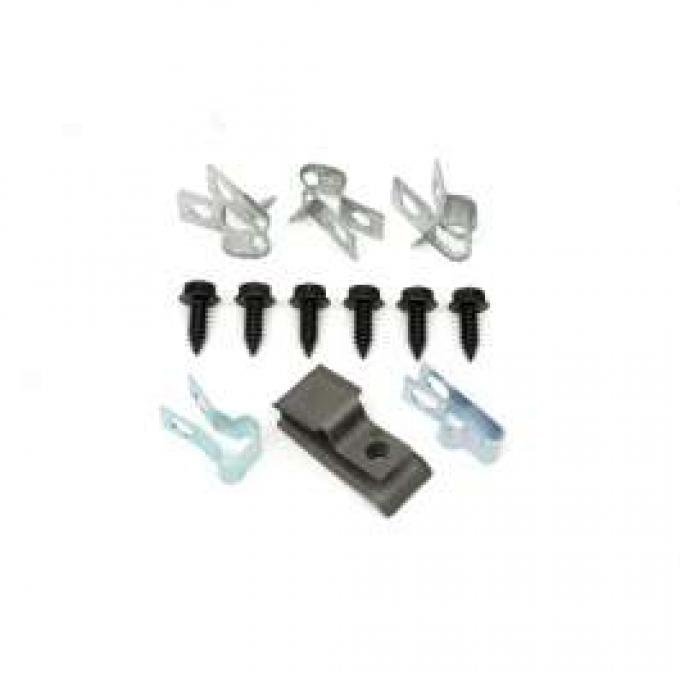 Chevelle Fuel Line Retaining Clips, Single, 3/8, For Cars Without Return Line, 1969-1972