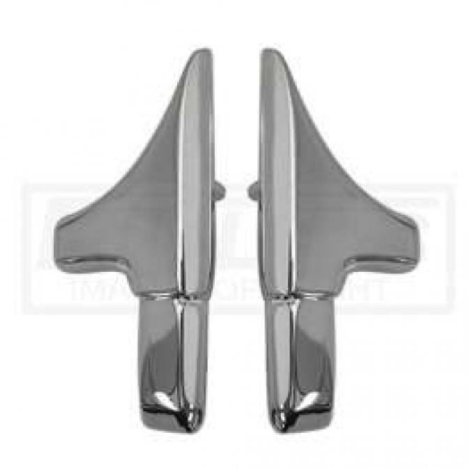 Chevelle Vinyl Top Moldings, Front, 2-Door Coupe, 1970-1972