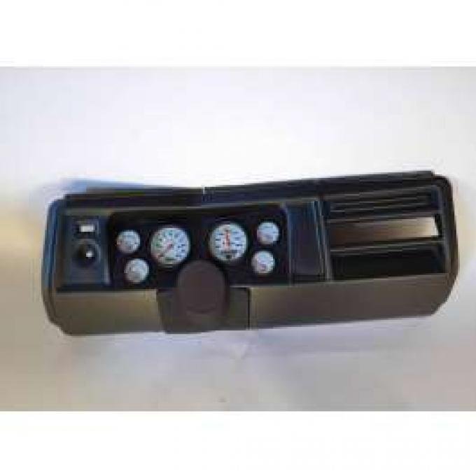 Chevelle Instrument Cluster Panel, Black Finish, With Phantom Gauges, 1969