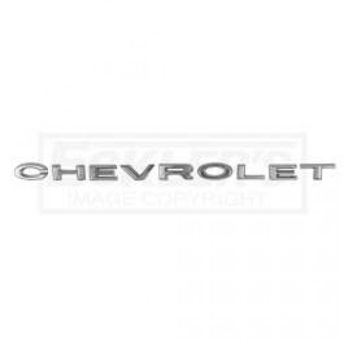 Chevelle Trunk Emblem Set, Chevrolet, 1964-1965