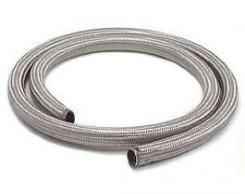 Chevelle Heater Hose, Sleeved, Stainless Steel, 3/4 x 6'