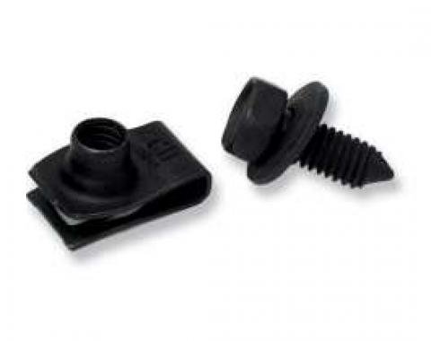 Chevelle Hood Latch Support Fasteners, 1964-1967