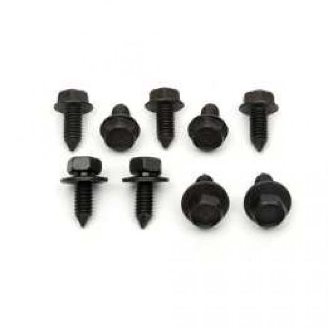 Chevelle Bolts, Hood Catch & Lock Plate, 1968