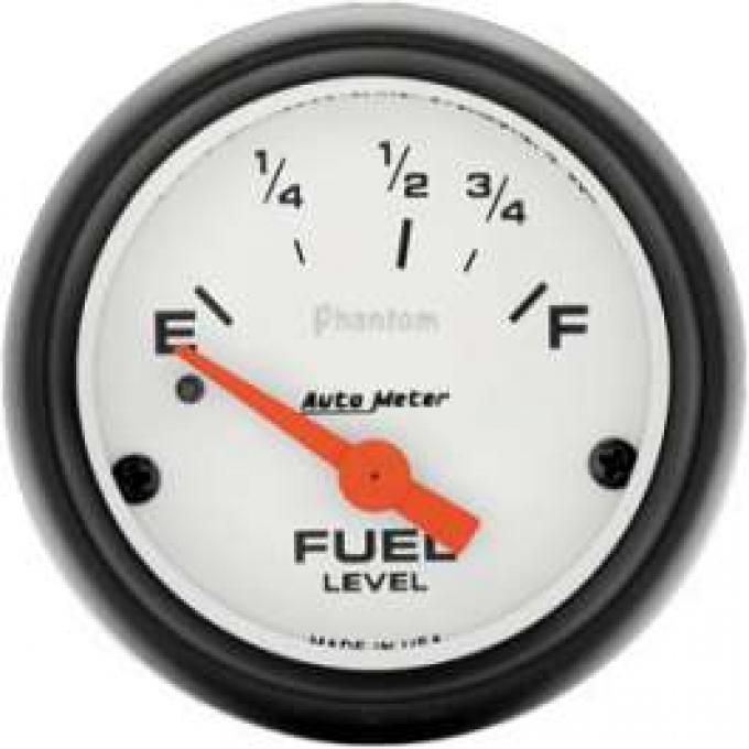 Chevelle Gas Gauge, 0-90 Ohm, Phantom Series, Autometer, 1964-1972