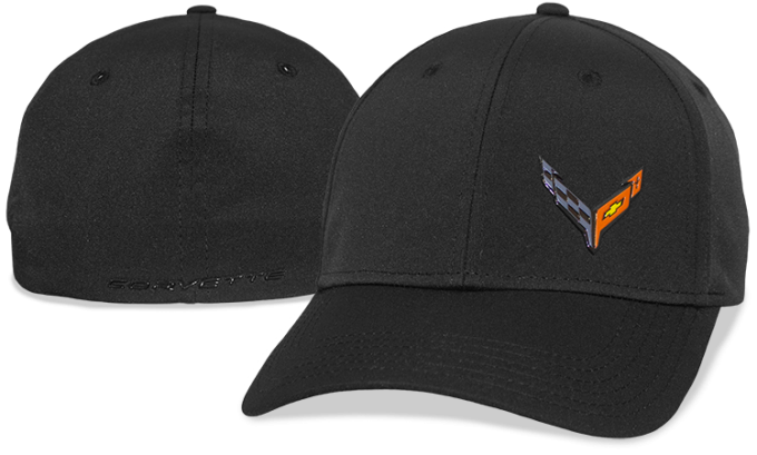 Black Next Generation C8 Corvette Cap