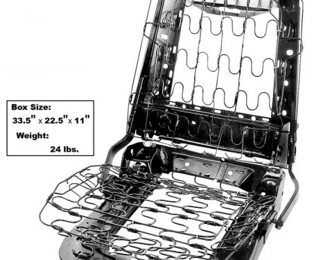 Camaro Bucket Seat Frame, Left, 1967-1968