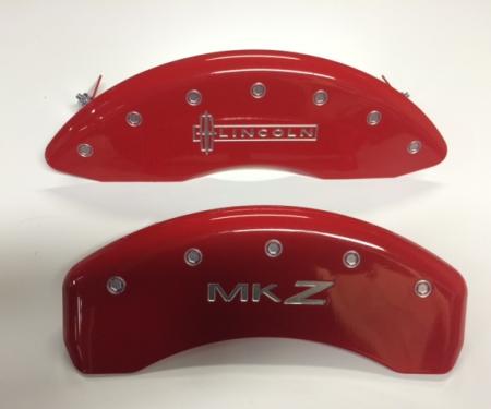 OPEN BOX Red Caliper Covers for Lincoln Mks Lincoln Front MKZ Rear SILVER