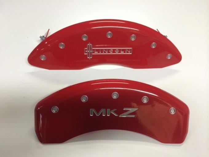 OPEN BOX Red Caliper Covers for Lincoln Mks Lincoln Front MKZ Rear SILVER