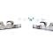 AMD Hood Side Emblems, Pair, GMC, Chrome and Red, 47-50 GMC Pickup Truck Suburban X999-4947-31P