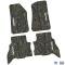 FlexTread 21-24 Jeep 4xe Floor Mats (4pc) w/ 4xe Logo NGTT46025