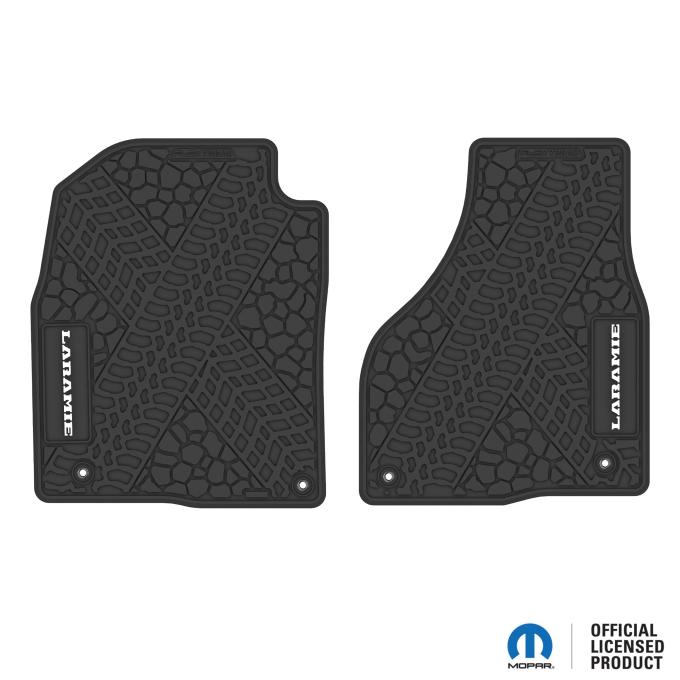 FlexTread 12-18 RAM 1500 & 19-24 RAM 1500 Classic Floor Mats (2pc) w/ Laramie Logo NGTT11056