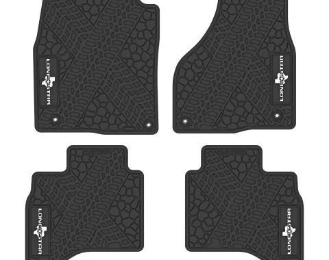 FlexTread 12-18 Dodge Ram 1500 Quad Cab/19-24 Dodge Ram 1500 Classic Quad Cab (4 pc) w/ Lonestar Logo NGTT12057