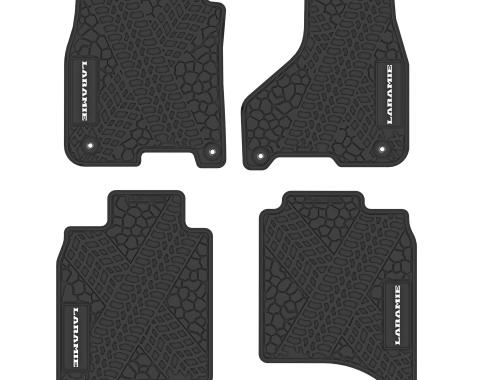 FlexTread 12-18 Dodge Ram 1500/2500/3500 Crew Cab/19-24 Dodge Ram 1500 Classic Crew Cab (4 pc) w/ Laramie Logo NGTT14056