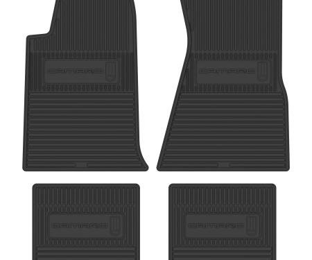 FlexTread 1993-2002 CHEVROLET CAMARO FLOOR MATS - BLACK FMCA0006001001