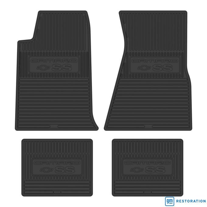 FlexTread 1996-2002 CHEVROLET CAMARO SS FLOOR MATS - BLACK FMSS0006001001