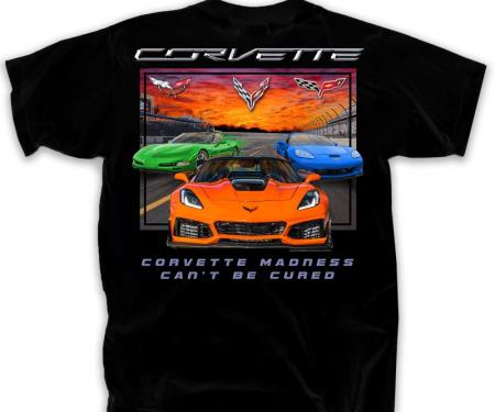 Corvette T-Shirt, Can't Be Cured, Black
