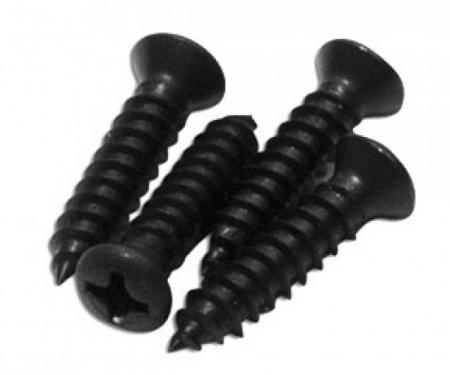 Corvette Door Defroster Bezel Screws, 4 Piece, 1984-1989