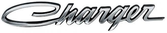 Dodge Charger Cursive Emblem, 1966-1974