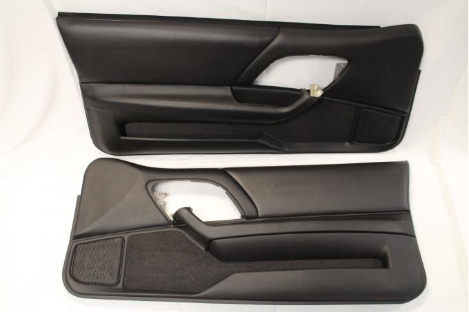 Camaro Leather Door Panels, Ebony, 1993-2002