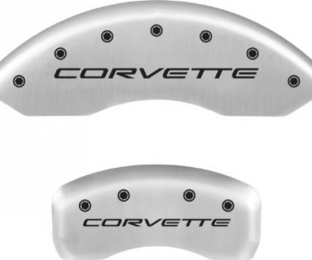 Satin Caliper Covers for Chevrolet Corvette