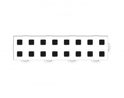 WeatherTech 51T312RL WH-BK - Garage Floor Tiles
