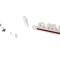 AMD Hood Side Emblems, Pair, GMC, White and Red, 51-53 GMC Pickup Truck Suburban X999-4951-31P