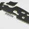 Detroit Muscle Technologies Mopar B Body 68-70 NON AC Firewall Insulation with Pins BXX6870FI01