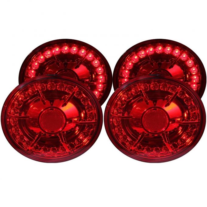 Corvette Taillight Kit, Red LED, 2005-2013