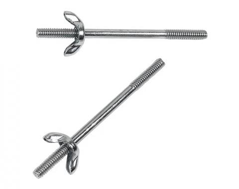 Corvette Air Cleaner Studs with Wingnuts, 2X4, 1958-1961