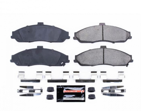 Corvette Brake Pad Kit, Z23 Evolution Sport Carbon Fiber-Ceramic with Hardware, Front, 1997-2013