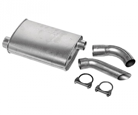 Corvette Dynomax Super Turbo Muffler, 2 1/2 Inch, 1974-1982