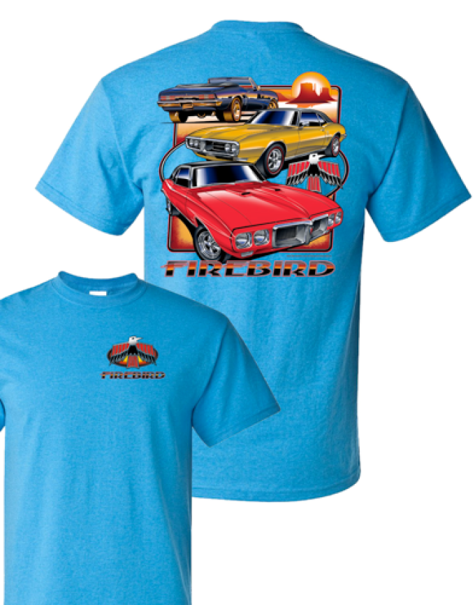 Gildan Firebird Three Car T-Shirt