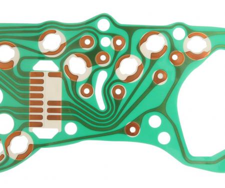 Firebird Instrument Cluster Circuit Board, For Cars With Factory Gauges, 1974-1979