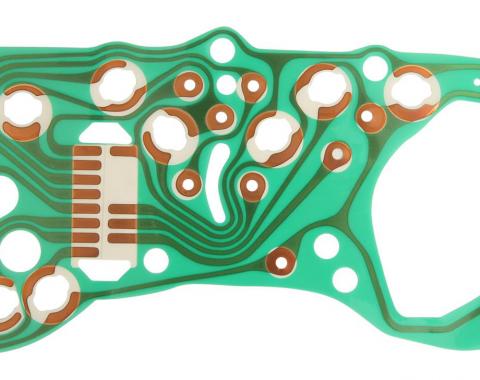 Firebird Instrument Cluster Circuit Board, For Cars With Factory Gauges, 1974-1979