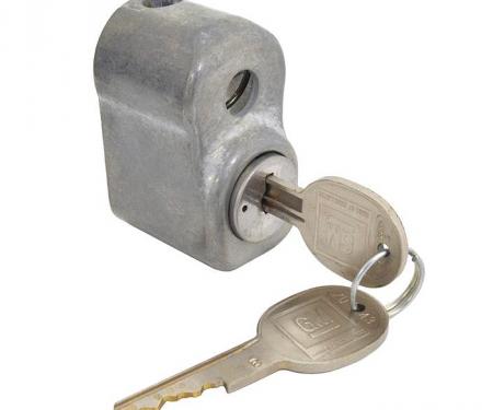 Corvette Spare Tire Lock, With Keys, 1963-1982