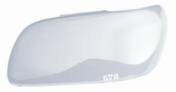 GT Styling GT0153C, Headlight Cover, Full Cover, Solid, Clear, Plastic, Set Of 2
