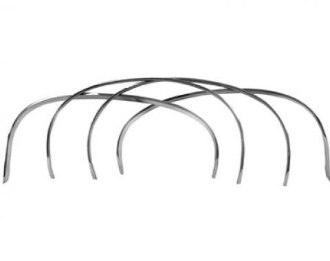 GTO Wheel Well Molding Set, 1968-1969
