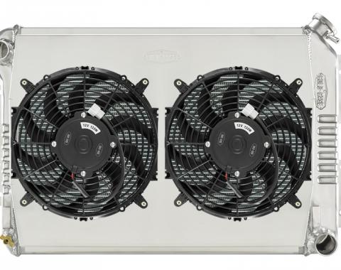 Cold Case Radiators 67-69 F Body Dual 12 Inch Fan Kit Manual Trans CHC11SK