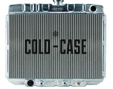 Cold Case Radiators 67-70 Mustang BB 24 Inch Aluminum Performance Radiator AT FOM588A