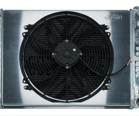 Cold Case Radiators 67-69 Camaro BB / Firebird Auto Transmission Aluminum Radiator and 16 Inch Fan Kit CHC11AK