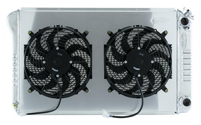 Cold Case Radiators 68-77 A-Body LS SWAP Aluminum Radiator And Dual 14 Inch Fans GMA546ASK