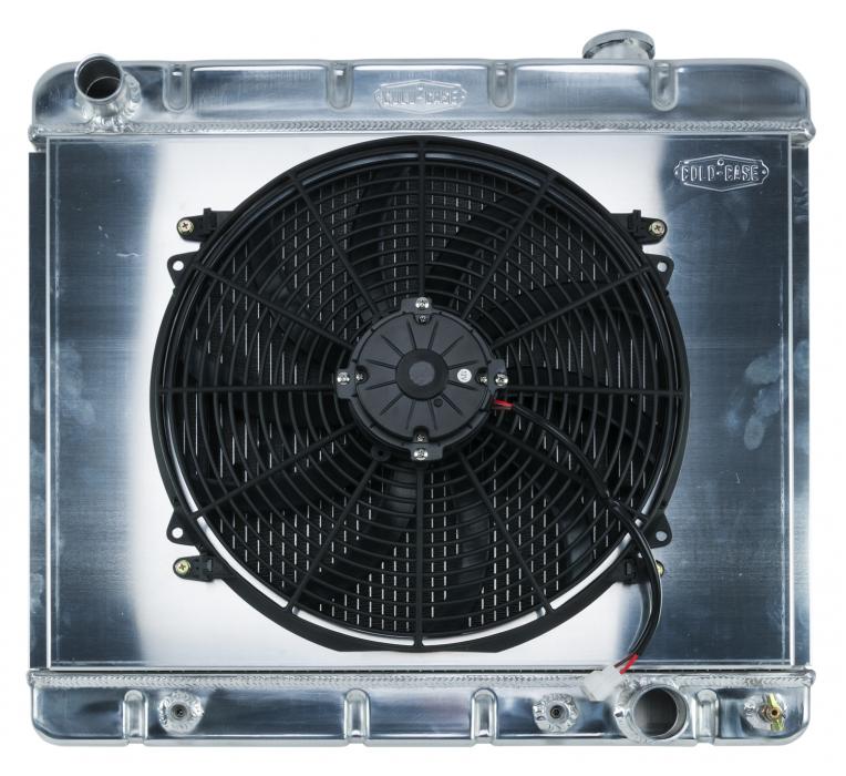 Cold Case Radiators 63-66 Chevy/GMC Pickup Radiator and 16in Fan
