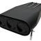 CFR Performance Aluminum Bug Catcher Style Scoop - Single or Dual Quad 5 1/8" Smooth - Black HZ-8007-PBK