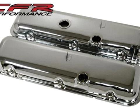 CFR Performance Steel Valve Covers Fits 1965-72 Chevy Big Block 396 427 454 Short HZ-9503