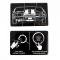 CFR Performance Universal RFID 12V Ignition Switch Engine Start Push Button System Anti Theft Kit - Black CFR-2204